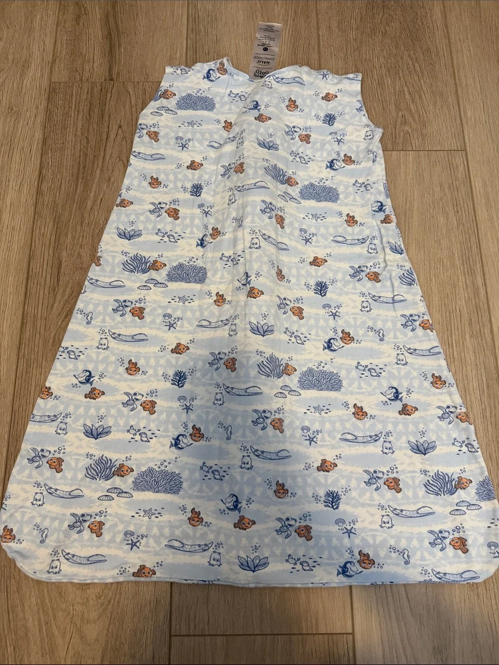 Halo Blue and White Sea Life Sleep Sack